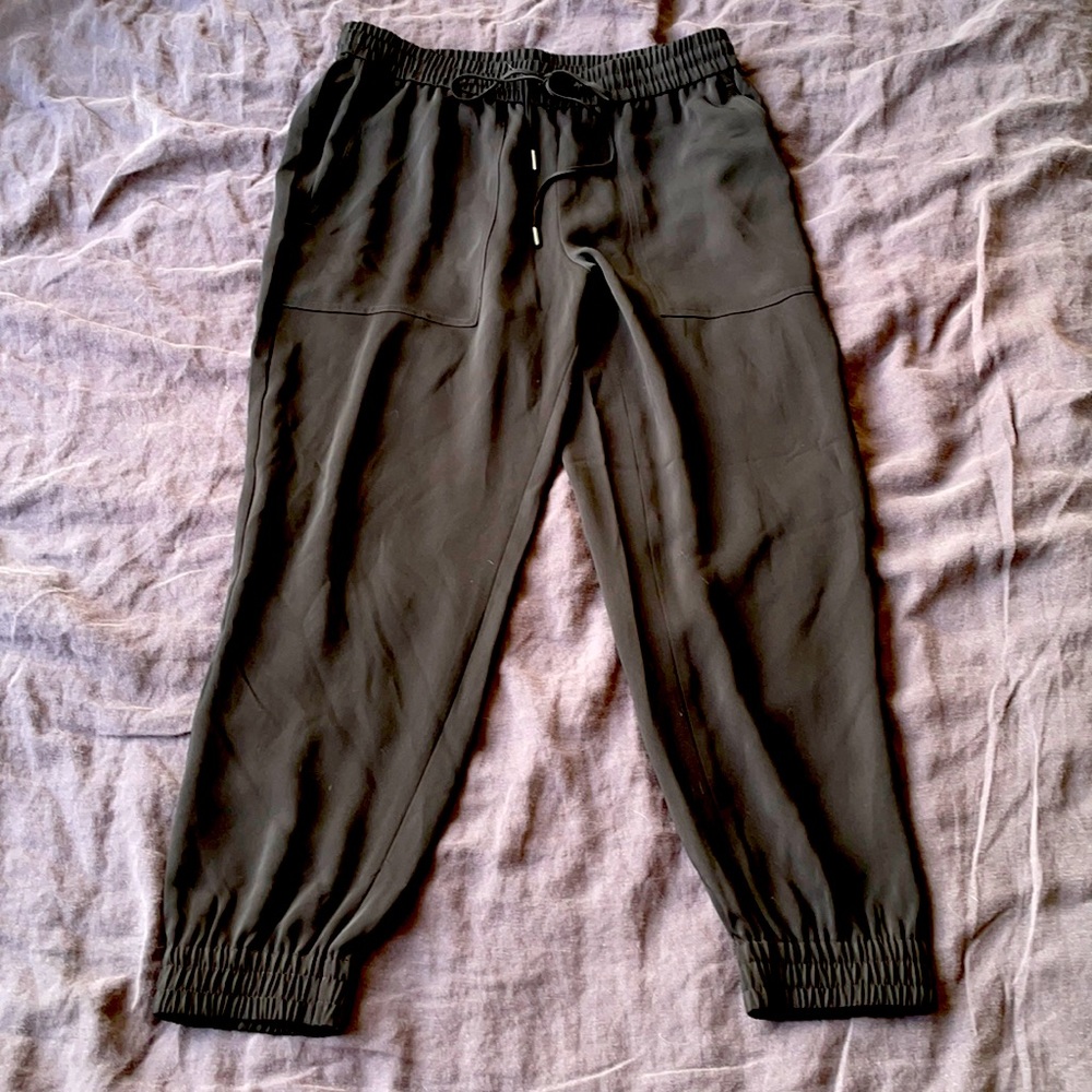 Ann Taylor Black Joggers Medium